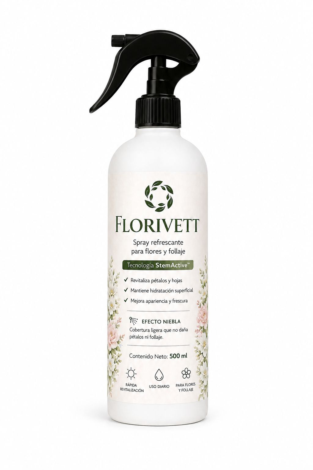 Spray Refrescante para Flores y Follaje (500ml)